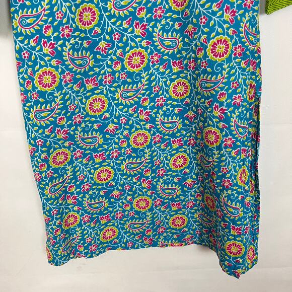 Avaasa Paisley Print Blue Tunic/Dress Size S - Picture 8 of 11